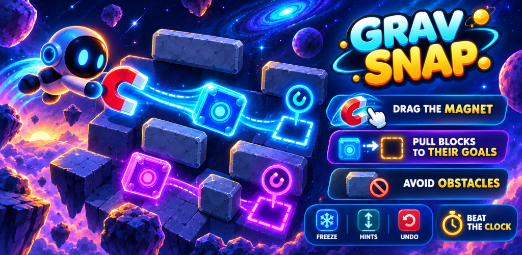 Grav Snap promotional banner
